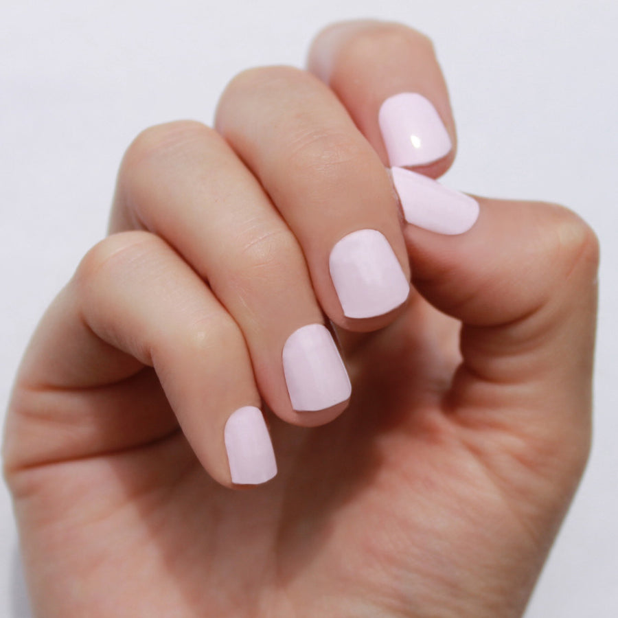 Solid Whisper Pink Nail Wraps