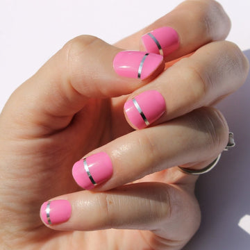 Pink Lola Nail Wraps