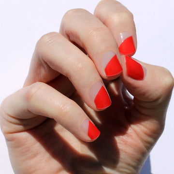 Poppy Modern French Nail Wraps