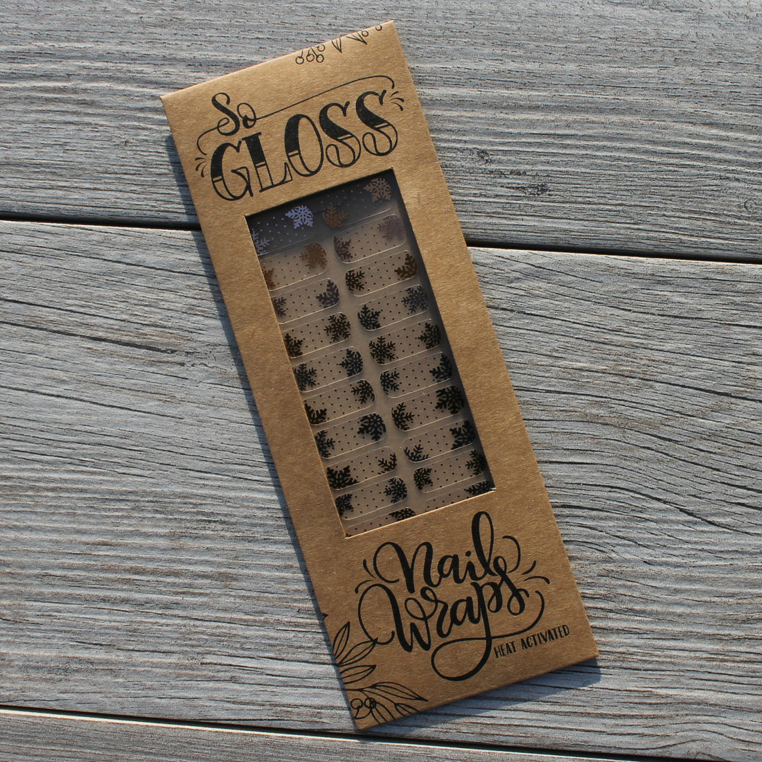 Snowflake Kids Nail Wraps