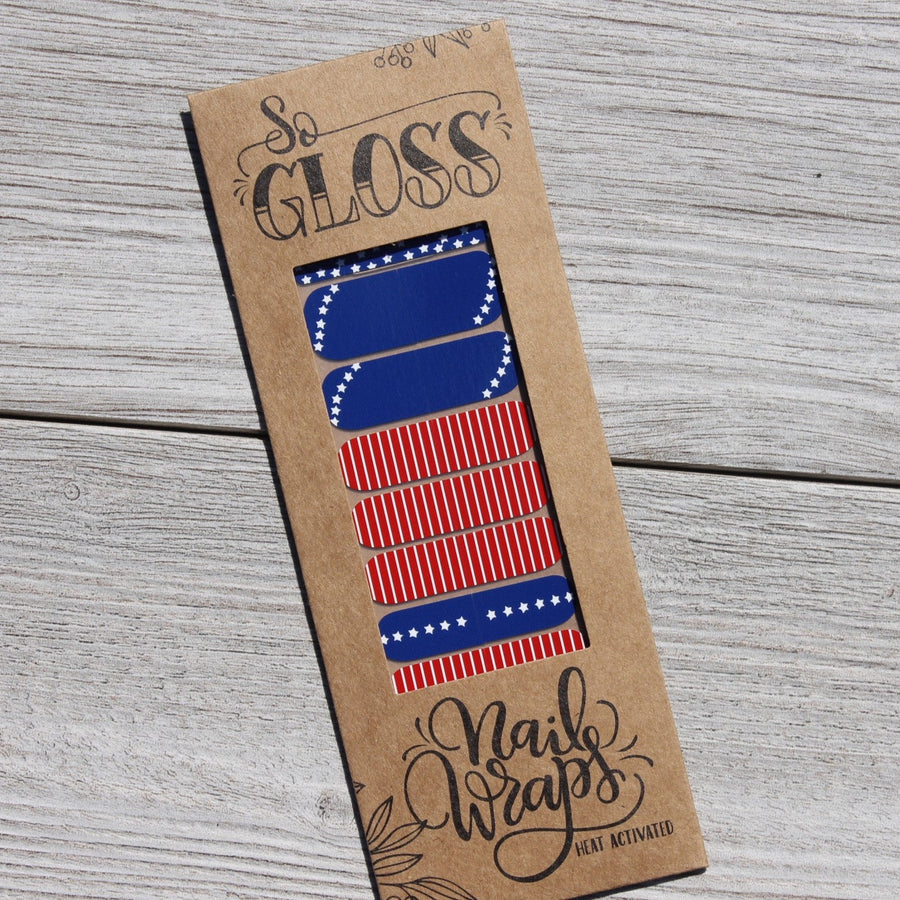 Stars & Stripes Nail Wraps