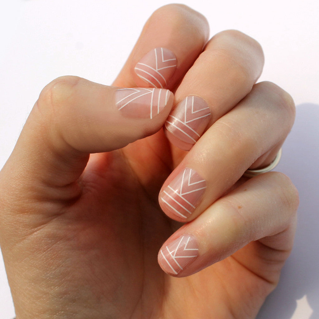 White Cali Nail Wraps